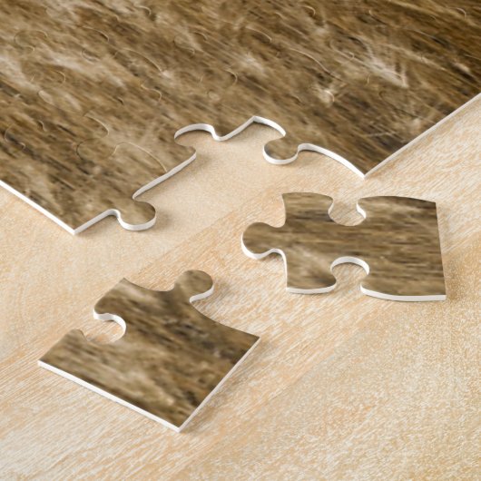 Farms | Old Red Barn in Wheat Field Legpuzzel (Zijkant)