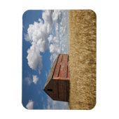 Farms | Old Red Barn in Wheat Field Magneet (Verticaal)
