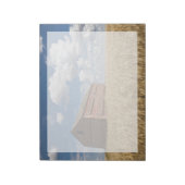 Farms | Old Red Barn in Wheat Field Notitieblok (Linkerzijde)