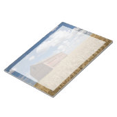 Farms | Old Red Barn in Wheat Field Notitieblok (Schuin)