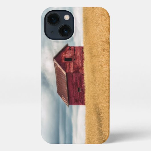 Farms | Old Red Barn iPhone Hoesje (Achterkant)