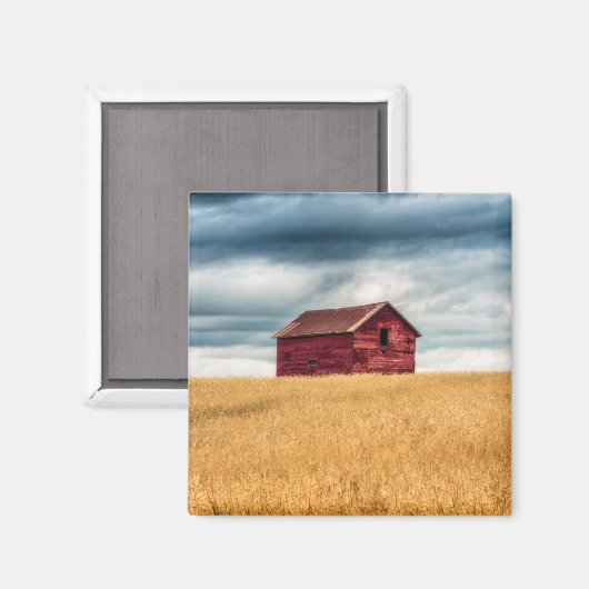 Farms | Old Red Barn Magneet (Voorkant / Achterkant)