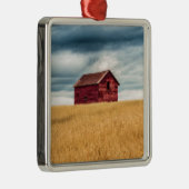Farms | Old Red Barn Metalen Ornament (Rechts)