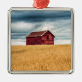 Farms | Old Red Barn Metalen Ornament (Voorkant)