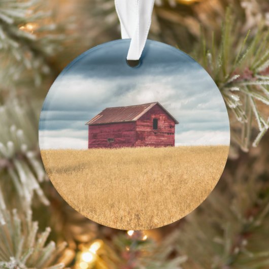 Farms | Old Red Barn Ornament (Boom)
