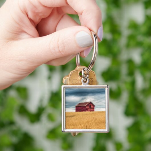 Farms | Old Red Barn Sleutelhanger (Hand)
