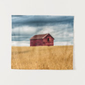 Farms | Old Red Barn Wandkleed (Voorkant (horizontaal))