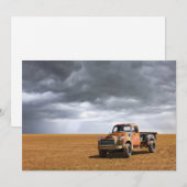 Farms Old Truck in Field Bedankkaart (Voorkant / Achterkant)