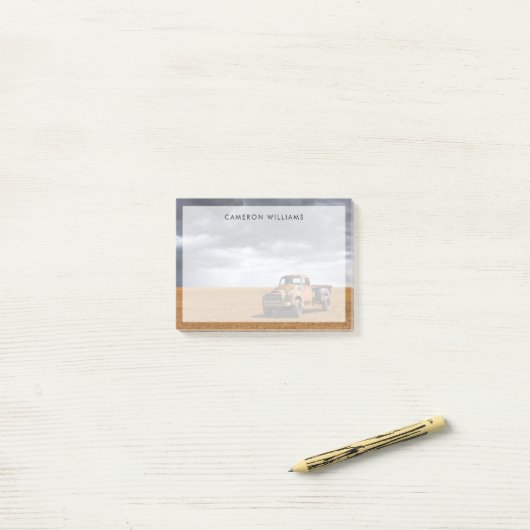 Farms Old Truck in Field Post-it® Notes (Op bureau)