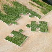Farms Red Barn With American Flag Legpuzzel (Zijkant)