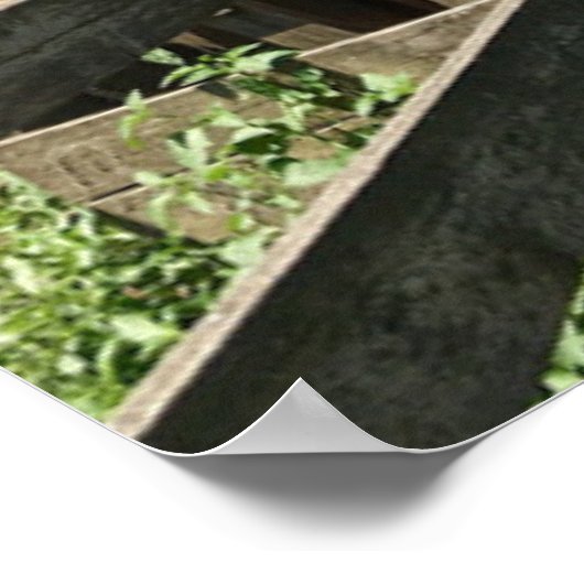 Farms Red Barn With American Flag Poster (Hoek)