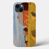 Farms | Red Barns Near Hay Bales Case-Mate iPhone Case (Achterkant)