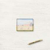 Farms Red Barns Near Hay Bales Post-it® Notes (Op bureau)