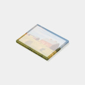 Farms Red Barns Near Hay Bales Post-it® Notes (Schuin)