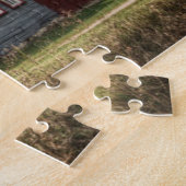 Farms | Red Wooden Barn in Michigan Legpuzzel (Zijkant)