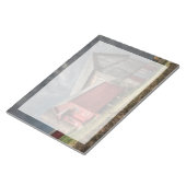 Farms | Red Wooden Barn in Michigan Notitieblok (Schuin)