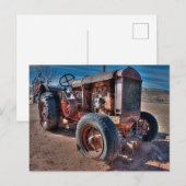 Farms | Rusty Antique Tractor Briefkaart (Voorkant / Achterkant)
