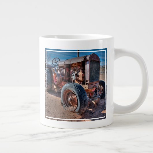 Farms | Rusty Antique Tractor Grote Koffiekop (Rechts)