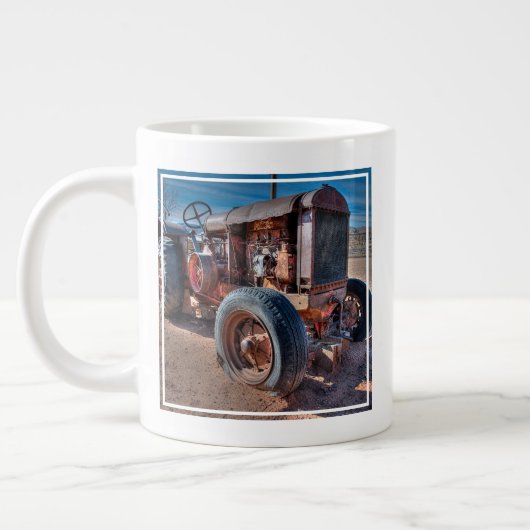 Farms | Rusty Antique Tractor Grote Koffiekop (Links)