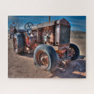 Farms   Rusty Antique Tractor Legpuzzel