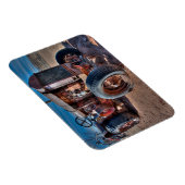 Farms | Rusty Antique Tractor Magneet (Rechterzijde)
