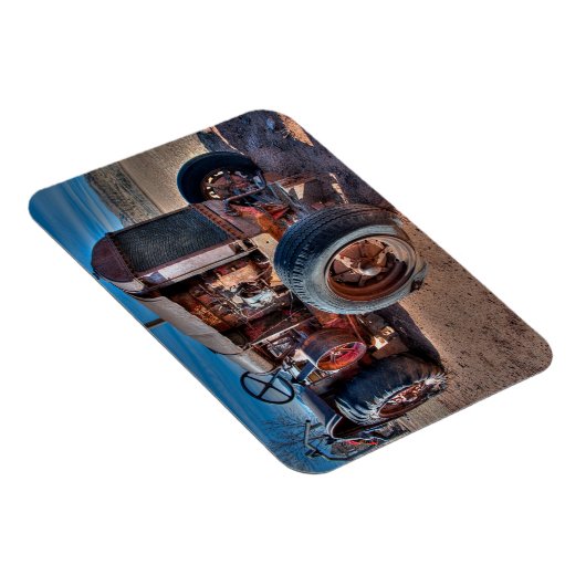 Farms | Rusty Antique Tractor Magneet (Rechterzijde)