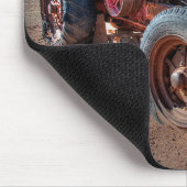 Farms | Rusty Antique Tractor Muismat (Hoek)