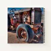Farms | Rusty Antique Tractor Notitieboek (Achterkant)