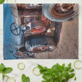 Farms | Rusty Antique Tractor Theedoek (Gevouwen)