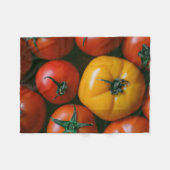 Farms Shiny Red & Yellow Tomatoes Fleece Deken (Voorkant (Horizontaal))