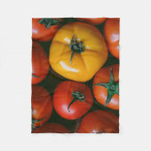 Farms Shiny Red & Yellow Tomatoes Fleece Deken (Voorkant)