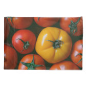 Farms Shiny Red & Yellow Tomatoes Kussensloop (Achterkant)