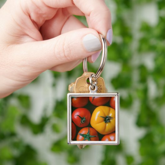 Farms Shiny Red & Yellow Tomatoes Sleutelhanger (Hand)