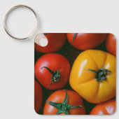 Farms Shiny Red & Yellow Tomatoes Sleutelhanger (Voorkant)