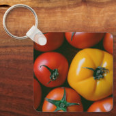 Farms Shiny Red & Yellow Tomatoes Sleutelhanger (Voorkant)