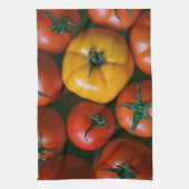 Farms Shiny Red & Yellow Tomatoes Theedoek (Verticaal)