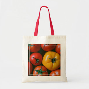 Farms Shiny Red & Yellow Tomatoes Tote Bag
