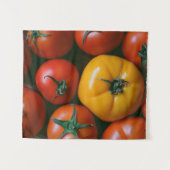 Farms Shiny Red & Yellow Tomatoes Wandkleed (Voorkant (horizontaal))