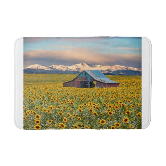 Farms | Sunflower Field Badmat (Voorkant)