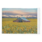 Farms | Sunflower Field Kussensloop (Achterkant)