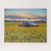 Farms | Sunflower Field Legpuzzel (Horizontaal)