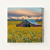 Farms | Sunflower Field Notitieboek (Achterkant)