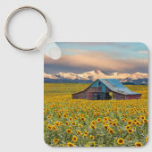 Farms | Sunflower Field Sleutelhanger (Voorkant)