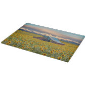 Farms | Sunflower Field Snijplank (Hoek)
