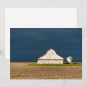 Farms | White Barn & Silo Bedankkaart (Voorkant / Achterkant)