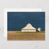 Farms White Barn & Silo Briefkaart (Voorkant / Achterkant)