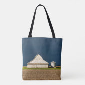 Farms White Barn & Silo Tote Bag (Achterkant)