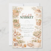 Farmstand Chic Fresh Market Bridal Shower Kaart (Voorkant)