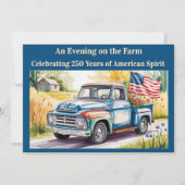 Farmstead Americana ★ Patriotic US 250 Celebration Kaart (Voorkant)