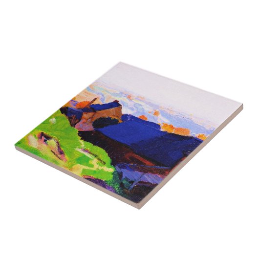 Farmstead Baie-Saint-Paul door C. Gagnon Tegeltje (Zijkant)